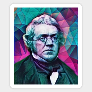 William Makepeace Thackeray Portrait | William Makepeace Thackeray Artwork 7 Sticker